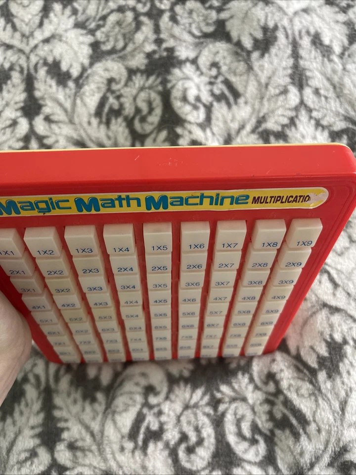Mesa máquina de matemáticas multiplicación Touch 'N Tell Me de colección Galoob años 80 Foto 3 de 4