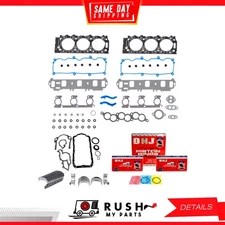 96-98 Engine Full Gasket Set Bearing Rings For Ford Ranger 3.0L OHV DNJ RRK4144