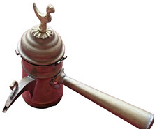 Vintage brass coffee pot Middle Eastern Dallah Turkish Decor fireplace decor