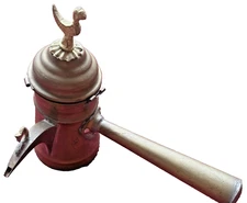 Vintage brass coffee pot Middle Eastern Dallah Turkish Decor fireplace decor