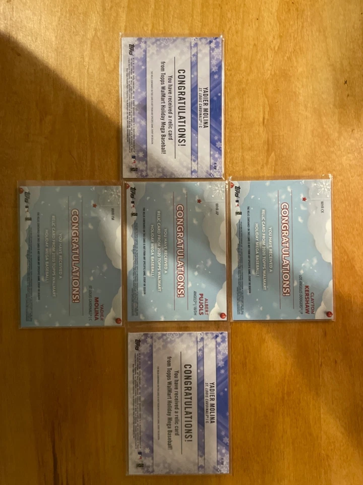 5 reliquias Topps Holiday Future HOF'S ⚾️🔥🔥 Foto 2 de 2