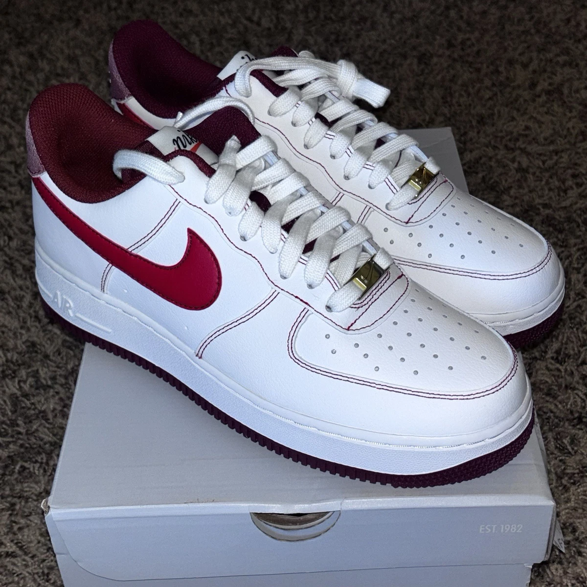 Nike Air Force 1 '07 Low White Team Red for Sale | Authenticity