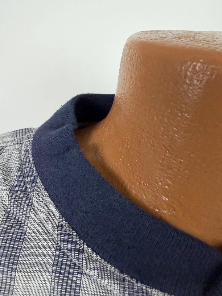 Pullover vintage años 90 PING Golf cortavientos para hombre gris medio mínimo forrado Preppy Foto 4 de 4