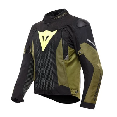 Dainese Super Sprint D-Dry Motorradjacke (Schwarz/Grün/Fluogelb) Gr: 54 - Bild 1 von 4