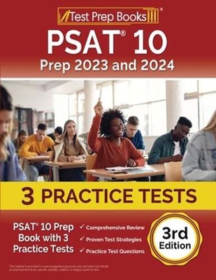 PSAT 10 Prep 2023 and 2024: PSAT 10 Prep Book with 3 Practice Tests [3rd Edition