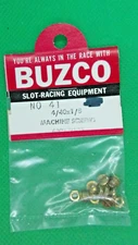 Slot Car Hardware 1/24 BUZCO #41 Machine Screws & Nuts, 4/40 x 1/8 - Vintage