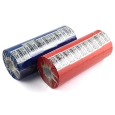 5 Rolls 25mm/30mm/35mm FC2 Hot Stamping Foil Thermal Transfer Ribbon Red/Blue