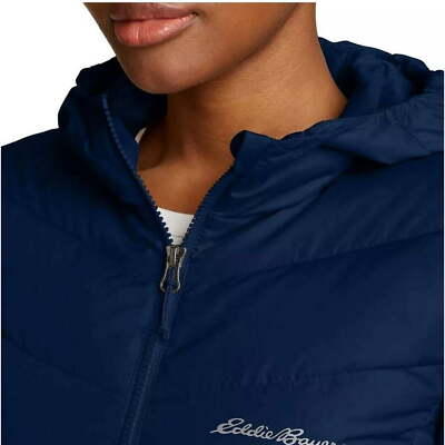 Eddie Bauer Women's EB650 Down Lightweight Chevron Puff Jacket