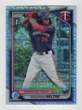 2024 Bowman Chrome #BCP-170 Eduardo Beltre Prospects Mojo Refractors TWINS