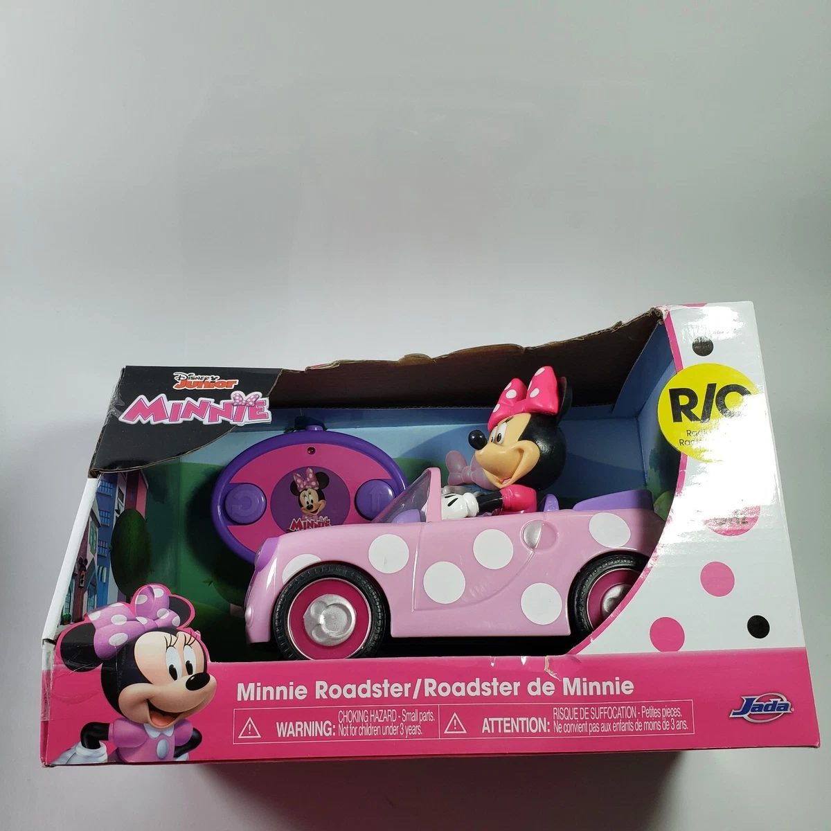 Disney Junior Minnie Mouse Pink Remote Control Car With Polka Dots