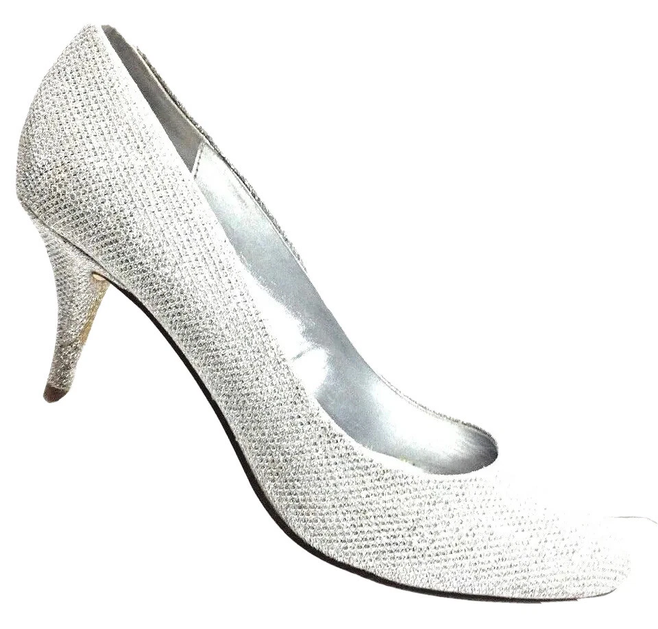 Silver prom hotsell shoes size 12