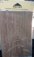 New Handley House Wood Flooring for Miniature Doll House 1/12 Scale 11”x17”