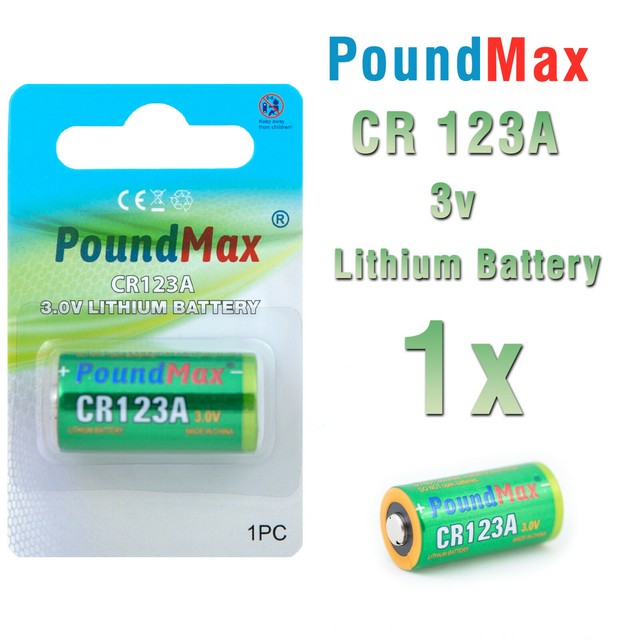 2 X Poundmax Cr123a 3 V Lithiumion Photo Battery for sale online eBay