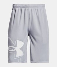 NEW Under Armour Big Boys Prototype 2.0 Athletic Shorts GRAY Size MEDIUM