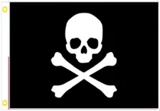 3X5 Crossbones and Skull Cross Bones Pirate Flag Premium Banner FAST USA SHIPPER