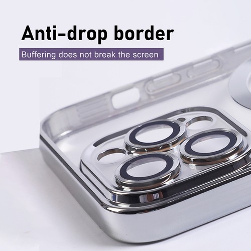 For iPhone 16-Pro-Max Shockproof Magnetic Silicone Cover-Protector Screen Case - Picture 44 of 166