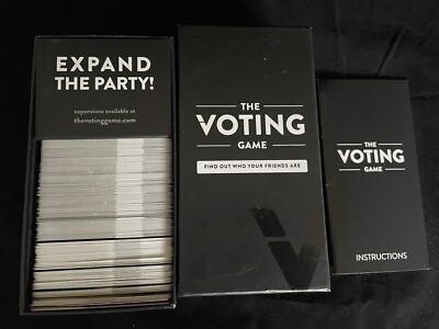 The Voting Game The Adult Party Game About Your Friends UK Edition Age 17+