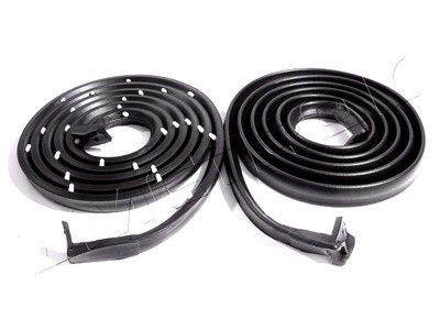 1955-1957 Pontiac Chieftain Star Chief 2 door new door weatherstrip seals, pair
