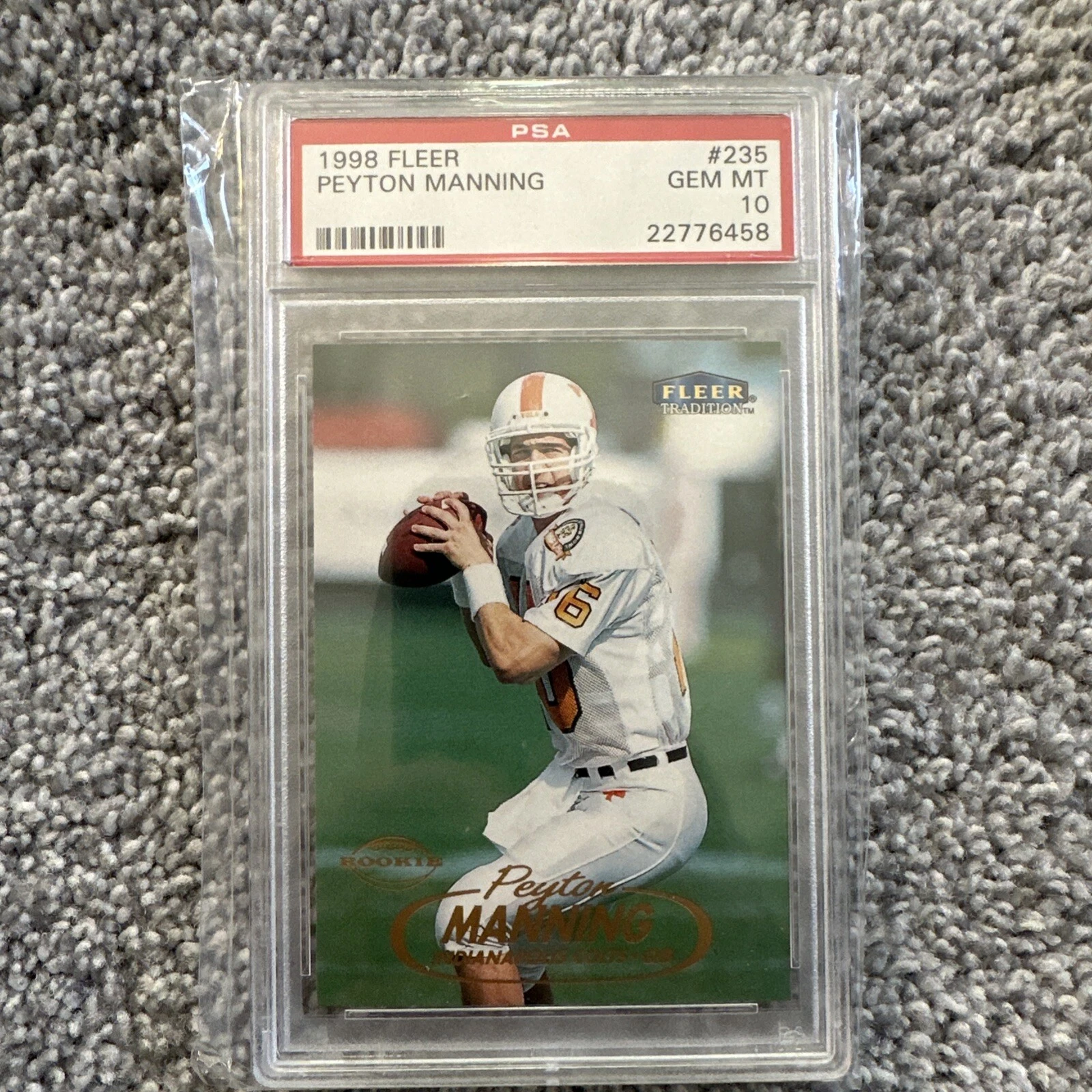 Peyton Manning Fleer Tradition #235 Base