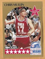 CHRIS MULLIN GOLDEN STATE WARRIORS WEST ALL-STAR #22 NBA HOOPS 1990-91