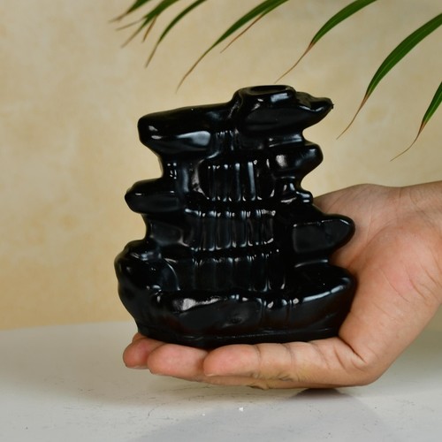Smoke Fountain by Sowpeace – Black Resin Home Decor Figurine, 10.5cm, Set of 1 - Picture 5 of 7