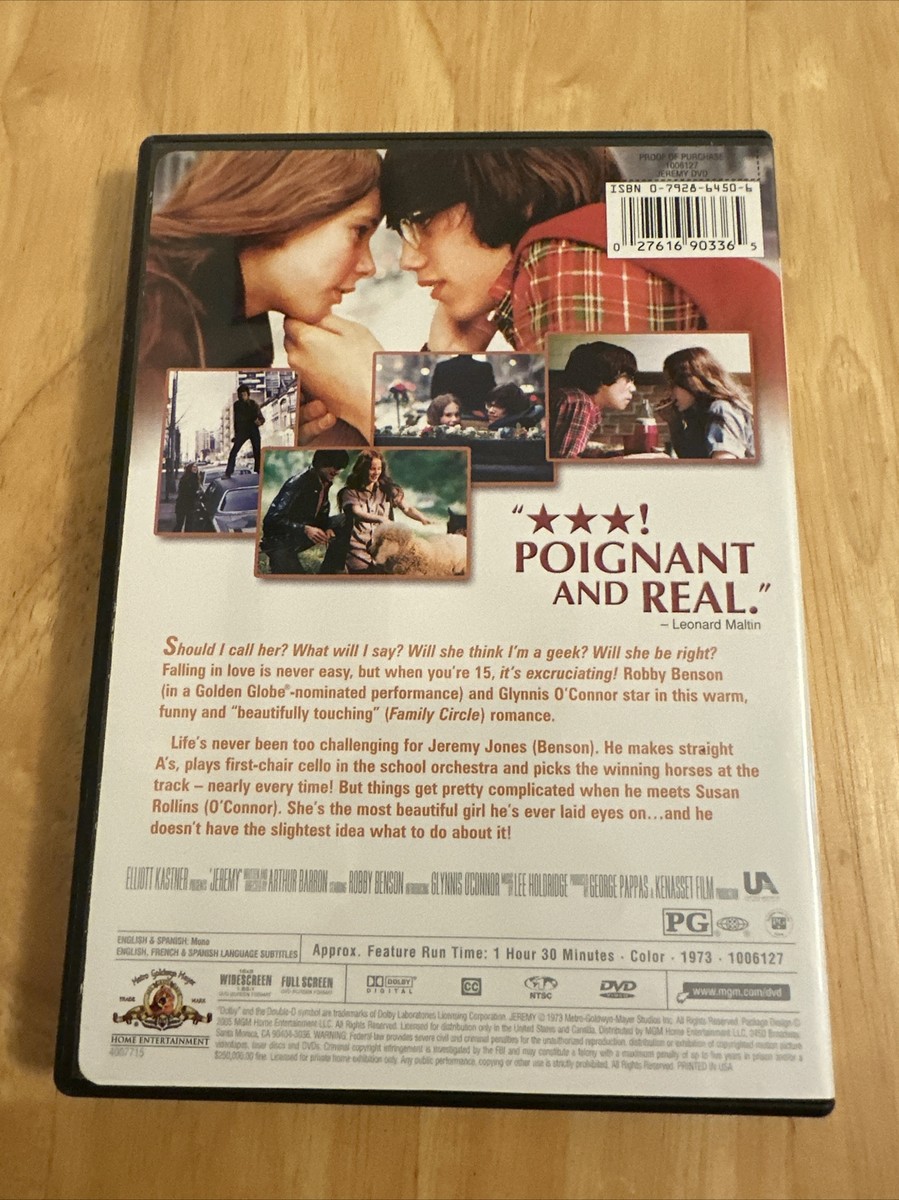 Jeremy (DVD, 2005, Widescreen) 27616903365| eBay