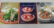 Lotto LA GRANDE CUCINA, editoriale. Libri ricette insalate, pizza, pasticceria
