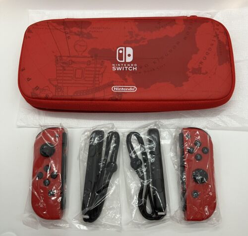 Nintendo Switch Joy-Con (L/R) Mario Odyssey Red Rare Color With Straps
