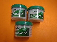 New  3 X 3 oz Softee Castor Oil Daily Hair Dress Hair  Scalp Conditioner