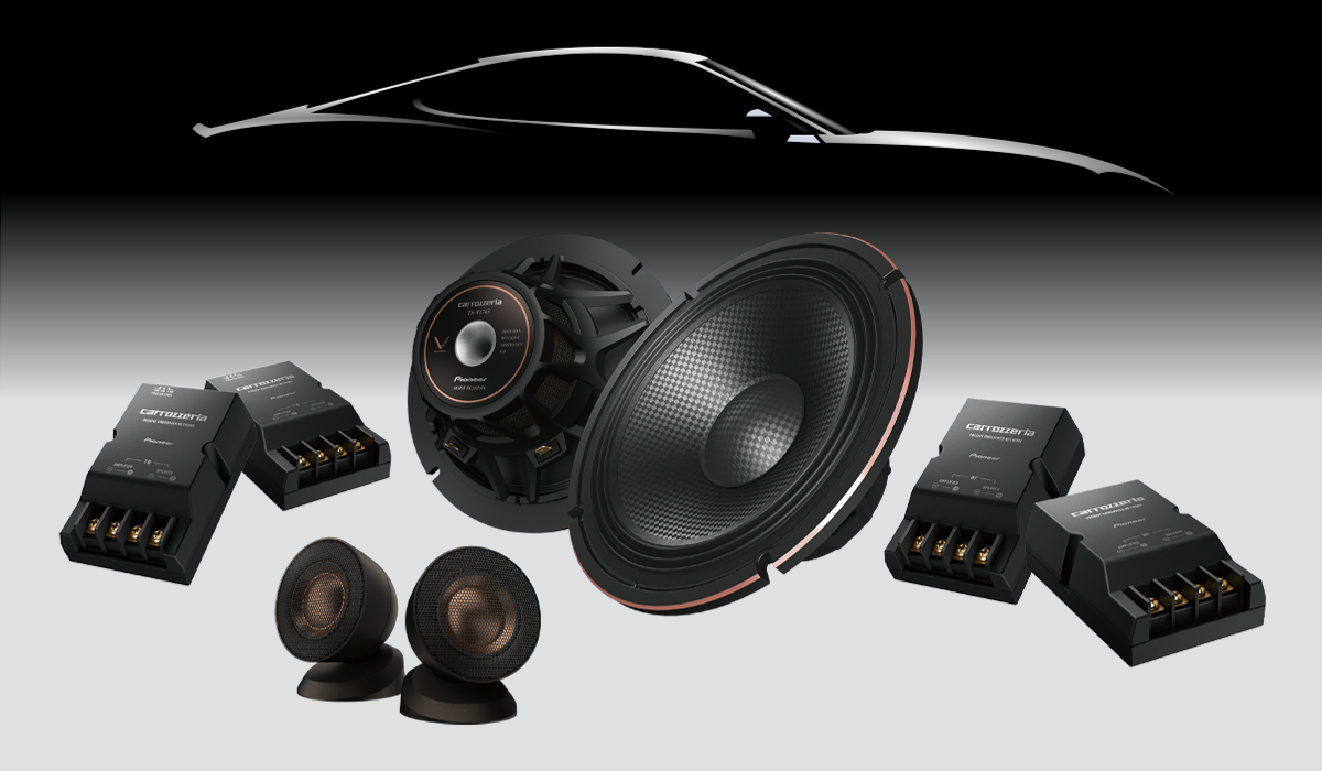 PIONEER Carrozzeria TS-V174S 17cm Custom Fit Speaker Separate 2