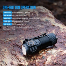Trustfire MT10 1000Lumen Bright Light Rechargeable EDC Flashlight Magnet Torch