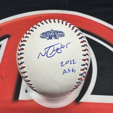 NESTOR CORTES Signed 2022 ASG Logo New York Yankees Rawlings OMLB Autograph PSA