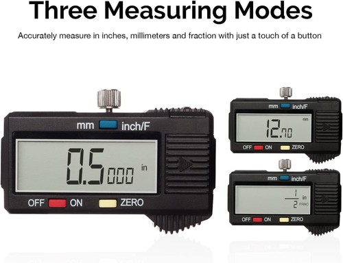 01407A Electronic Digital Caliper Measuring Tool 0-6 Inches Stainless Steel C... - Picture 3 of 7