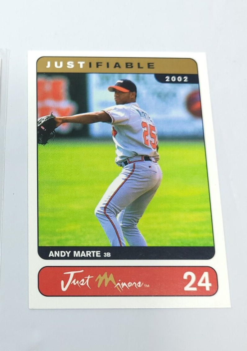 2002 Just Minors Justifiable Andy Marte #24 Baseball card | eBay