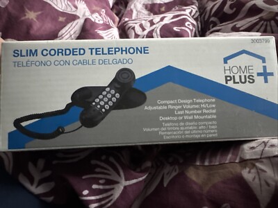 Home Plus 1 handsets Analog Telephone White - Case of: 1;