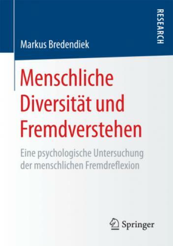 Thumbnail - Menschliche Diversität Und Fremdverstehen Eine Psychologische
