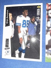 1996 Upper Deck Collectors Choice NFL Card Michael Irvin Dallas Cowboys MVP #86
