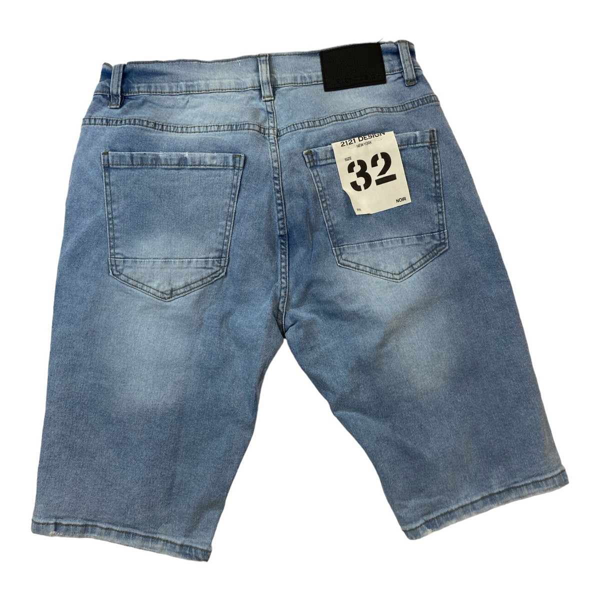 【HI FI FNK】Pat Pigment Bermuda Denim Men 2121 DESIGN Fractured Denim Short | eBay