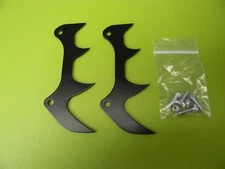MCCULLOCH 10-10 2-10 7-10 555 700 850  DOG SPIKE SET CUSTOM POWDER COATED BLACK