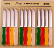 Durable FIXWELL Knife Set – 12 Stainless Steel Knives for Kitchen Tasks