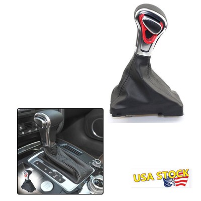 Automatic Gear Shift Knob Gearbox Handle For Audi A6 A5 A4 A3 Q5 2006-11