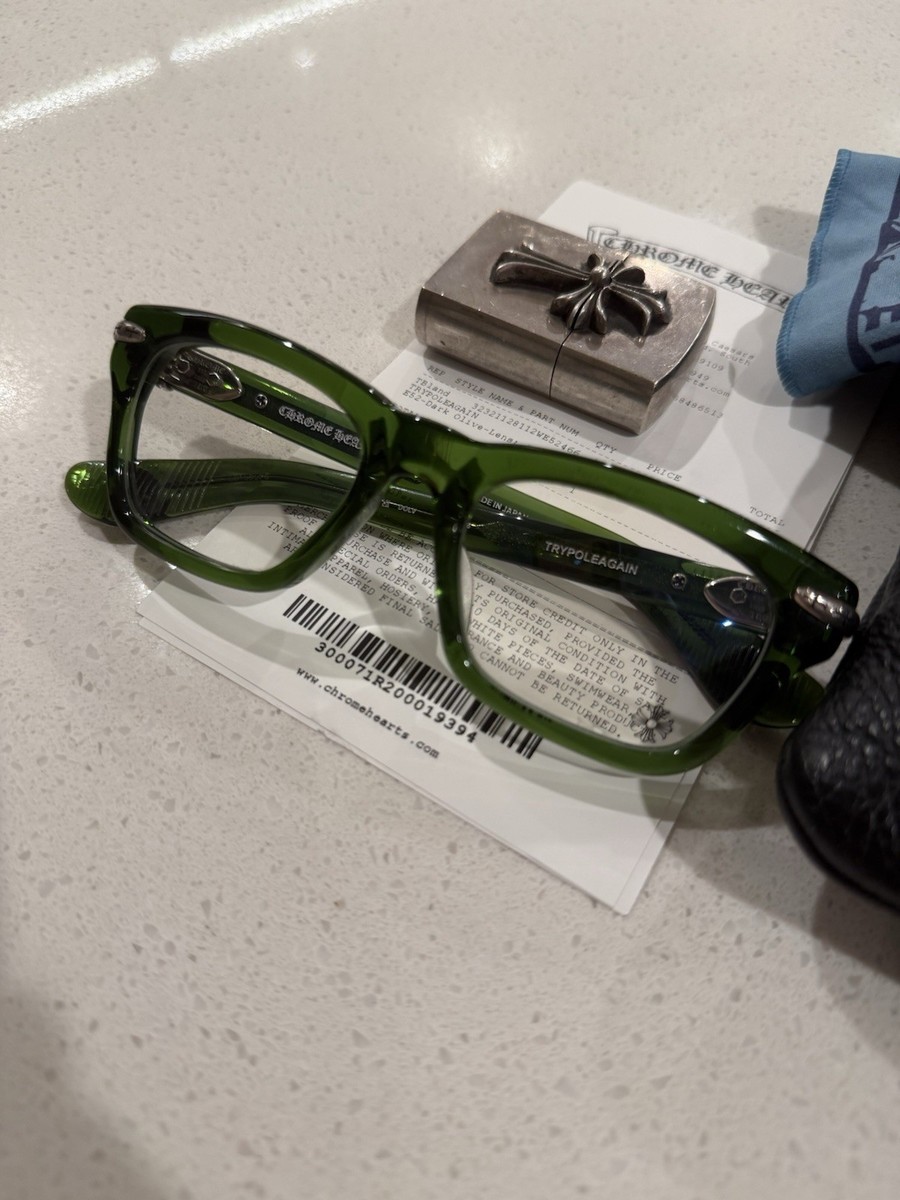 Chrome Hearts Glasses Trypoleagain | eBay