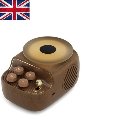 Mini Retro Bluetooth Lautsprecher mit Nachtlicht & 24 Stunden Akkulaufzeit - Tragbar