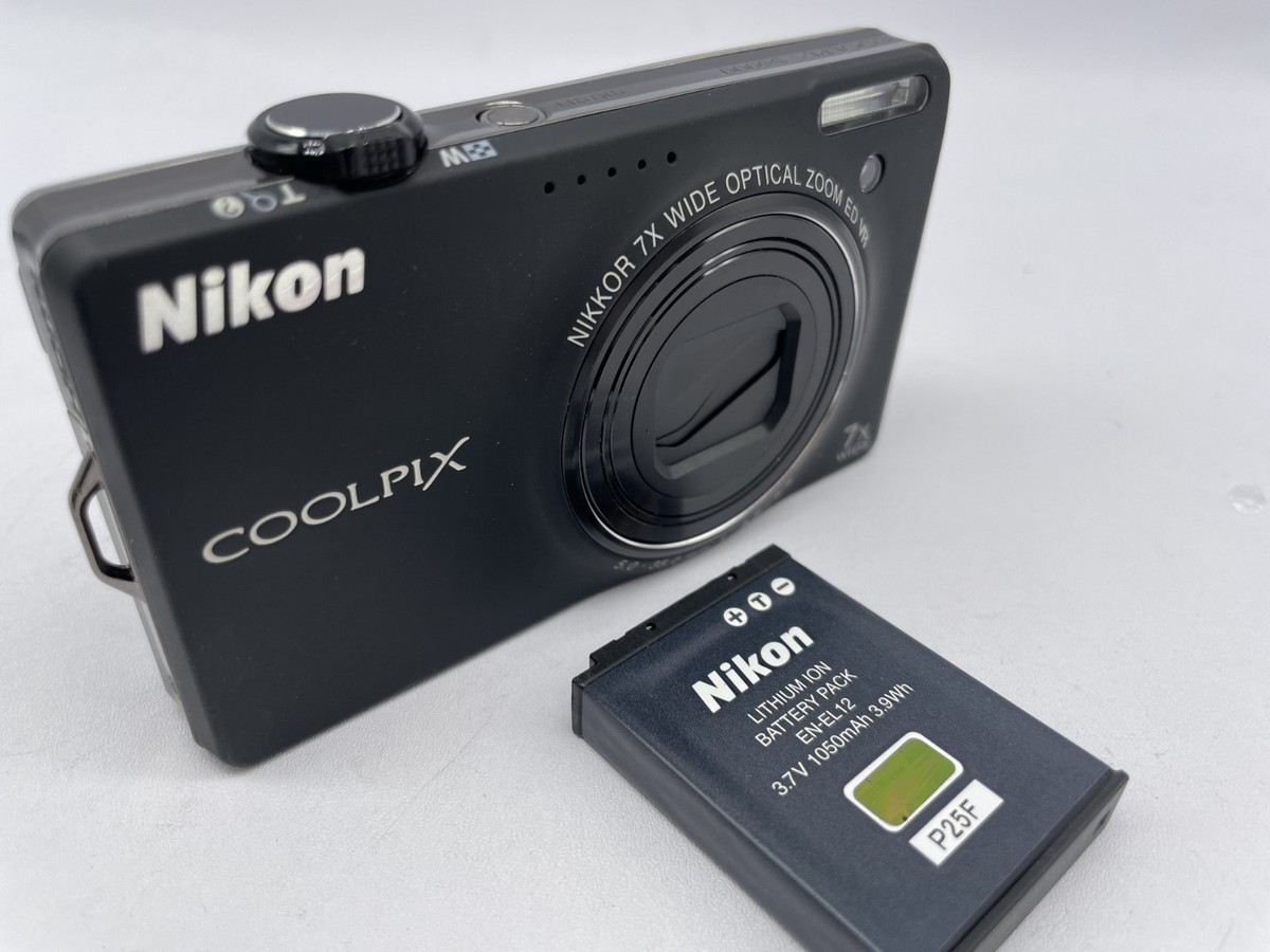 ニコン COOLPIX S6000 Excellent Nikon COOLPIX S6000 black 7x Zoom Compact Digital Camera
