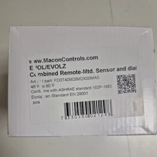 Macon Controls EVOL/EVOLZ COMBINED REMOTE-MTD. SENSOR & DIAL FDOT40M28M2X00MA0