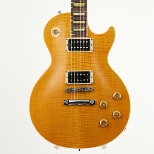 Used Gibson USA Gibson Les Paul Classic Plus Trans Amber 1999 S/N 9 3984 Guitar - Picture 14 of 15