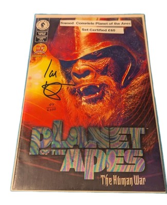 Dynamic Forces Planet Of The Apes 3 Issues  Sealed, Signed Foil COA Dark Horse 
