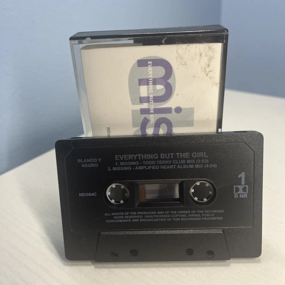 EVERYTHING BUT THE GIRL MISSING CASSETTE SINGLE TODD TERRY CLUB MIX 1995 - Image 2 of 3