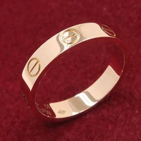 Cartier Mini Love Ring size US5.5 EU51 18k Rose Gold 750 Auth #5186
