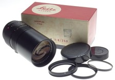 LEICA TELYT-R 1:4/250mm CAMERA LENS f 250mm CLEAN CONDITION 11920 FILTER BOXED